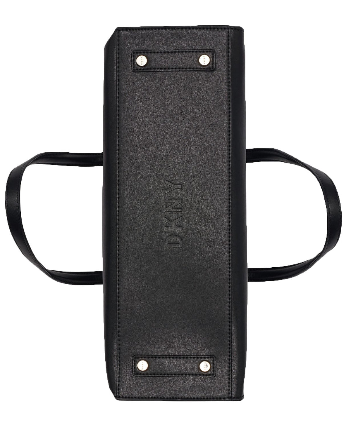 DKNY Jade Wide Tote (Gray/Black) Handbag