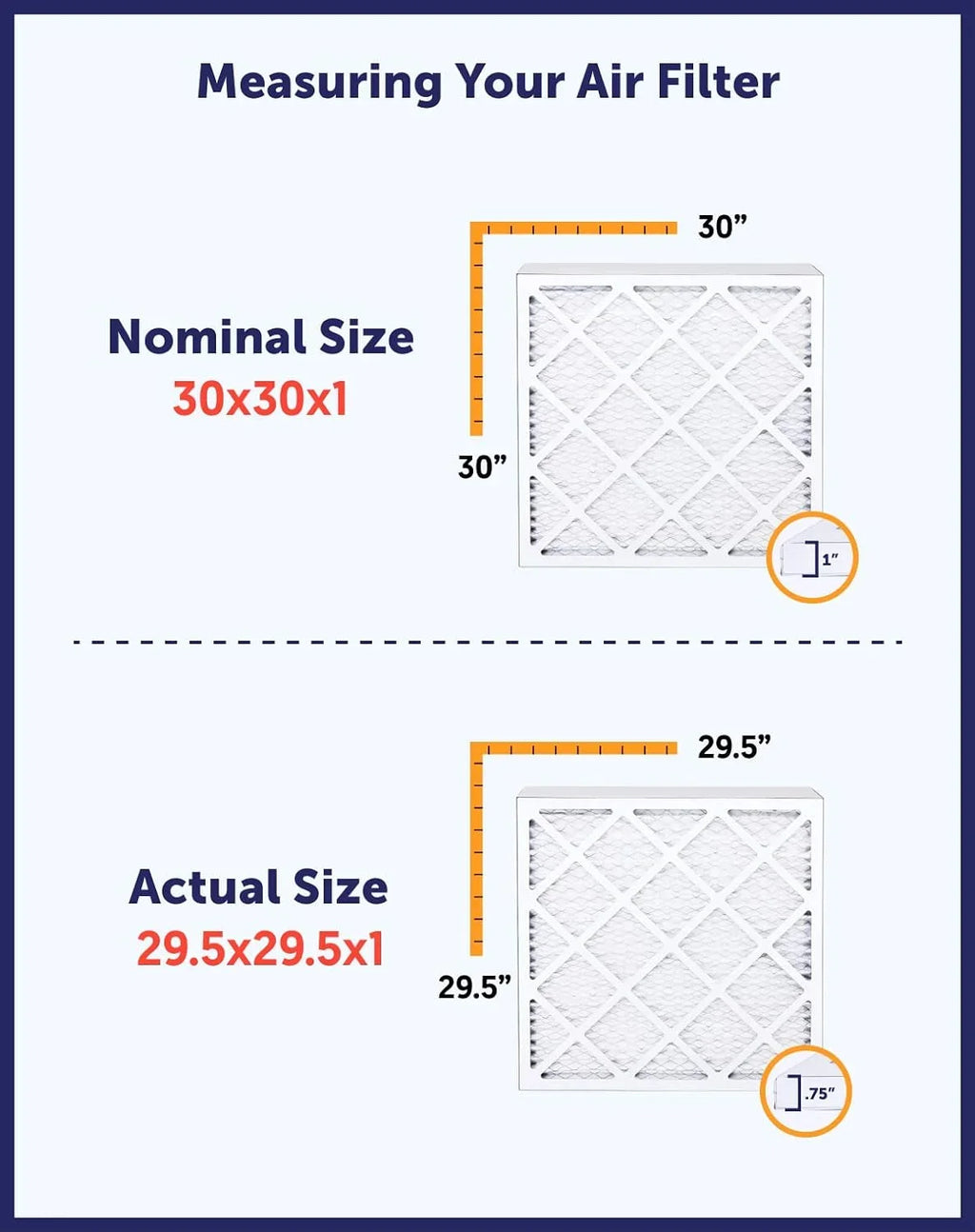 Air 8 Actual .75" MADE MERV | Size: x Furnace 5x38x1a Filter | HVAC | | x A/C USA Filters 5 38 IN King Filter Pleated 4-PACK