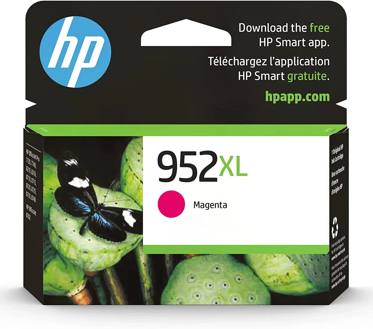 952XL Color 1 HP (1 Cyan, 1 Magenta, 952XL 952XL 952XL Yellow)