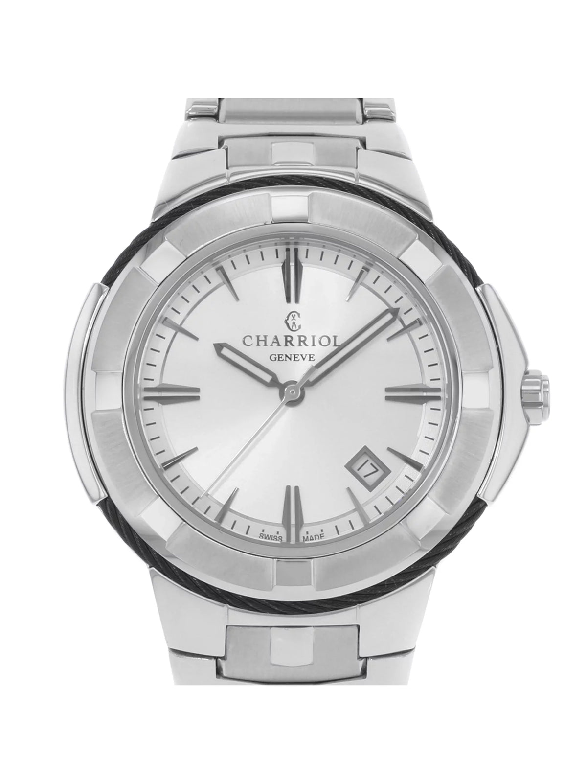 CE443B.930.103 Stainless Steel Dial Celtic Charriol Mens Silver Watch Quartz