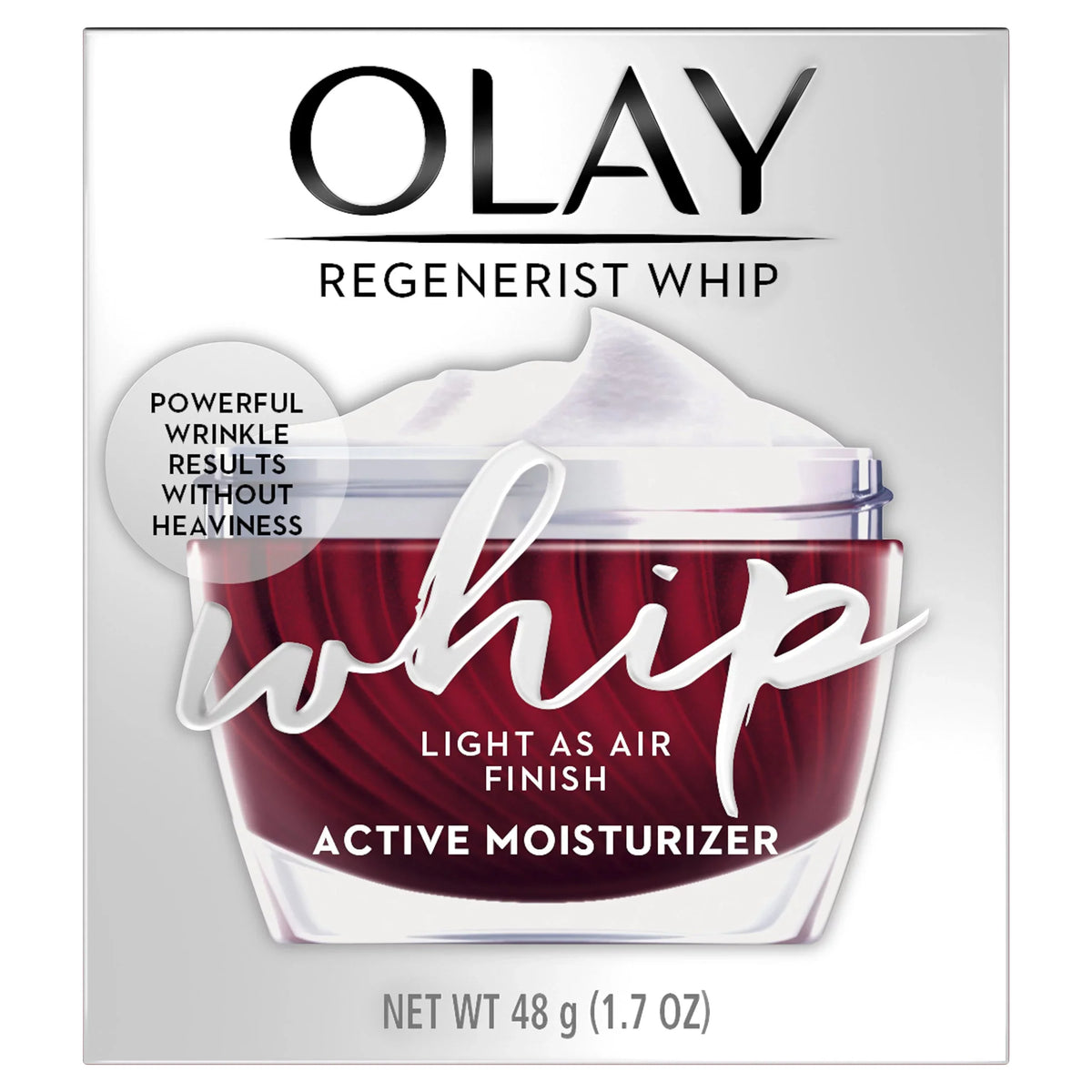 1.7 Face Olay Moisturizer, Whip Oz Regenerist