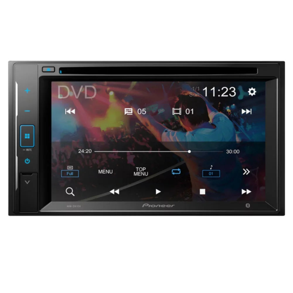 Digital Media Double Bundle Receiver Bluetooth/Backup for 4Runner DIN W/ Pioneer Toyota Limited AVH-241EX 2003-2009 Kit/in-Dash KIT4942 Stereo Car 6.2" AM/FM Camera/Install with Touchscreen DVD/CD