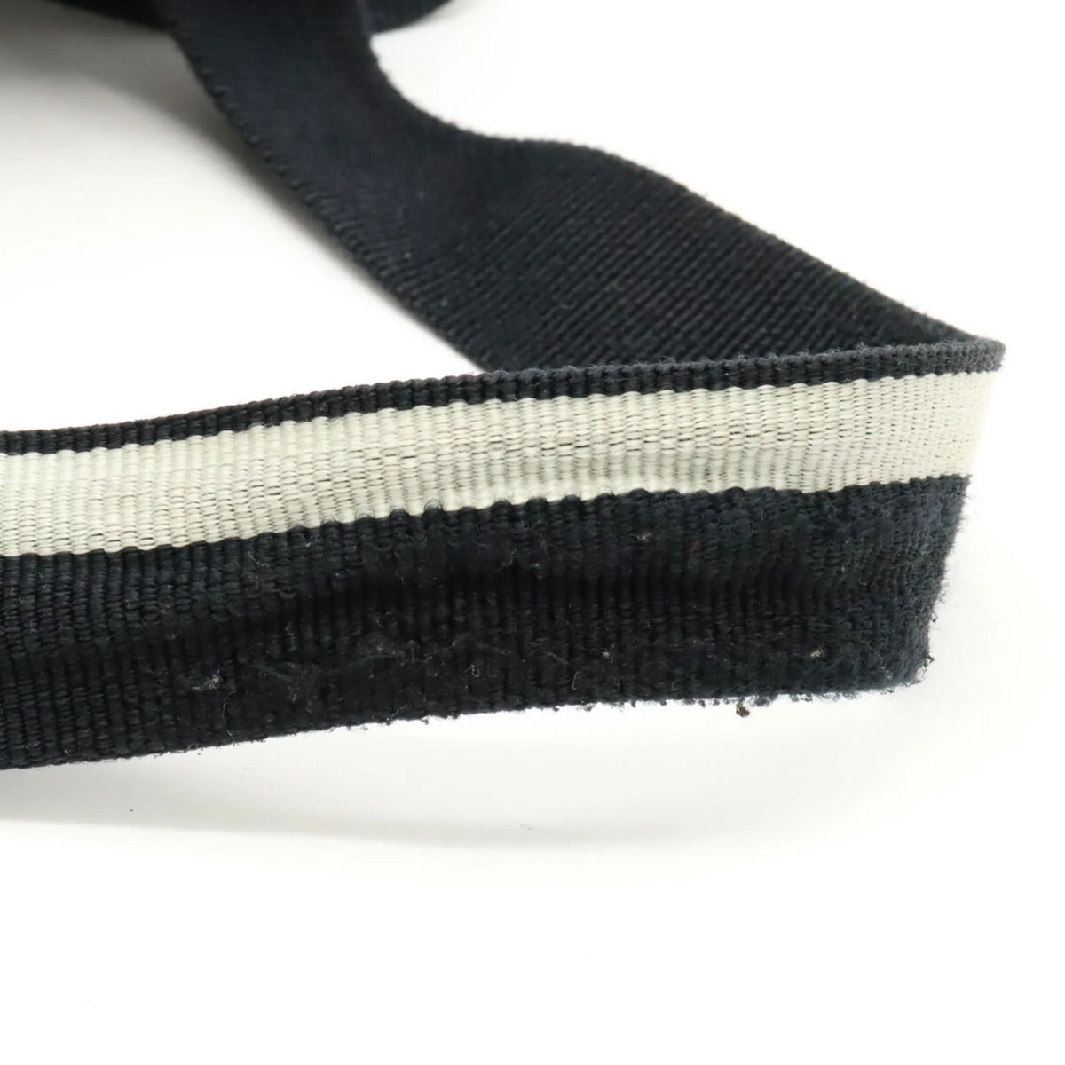 Pre-Owned Travel Old Black Rucksack Line CHANEL Daypack (Good) Nylon Backpack Chanel Jacquard