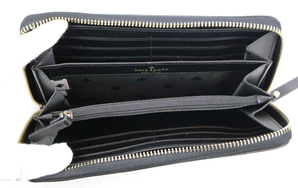 Spade Leather Way Laurel - Black Neda Kate Wallet